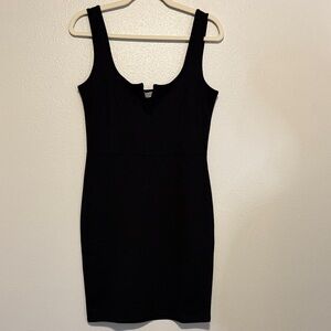 Elegant Black Sleeveless Mini Dress